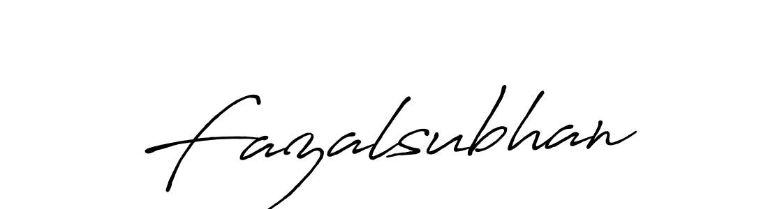 Make a beautiful signature design for name Fazalsubhan. Use this online signature maker to create a handwritten signature for free. Fazalsubhan signature style 7 images and pictures png