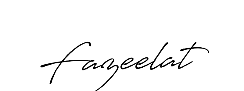 How to make Fazeelat name signature. Use Antro_Vectra_Bolder style for creating short signs online. This is the latest handwritten sign. Fazeelat signature style 7 images and pictures png