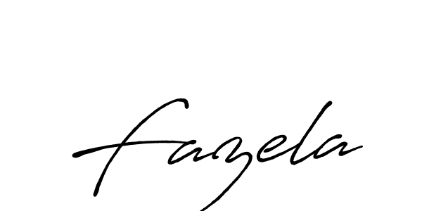 Use a signature maker to create a handwritten signature online. With this signature software, you can design (Antro_Vectra_Bolder) your own signature for name Fazela. Fazela signature style 7 images and pictures png
