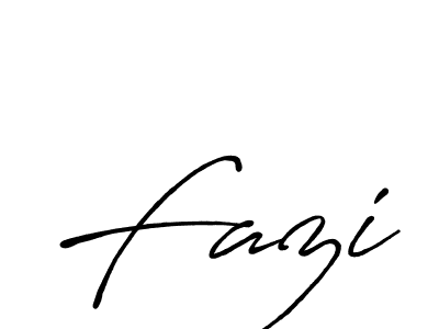 Design your own signature with our free online signature maker. With this signature software, you can create a handwritten (Antro_Vectra_Bolder) signature for name Fazi. Fazi signature style 7 images and pictures png
