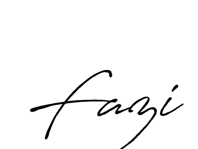 Design your own signature with our free online signature maker. With this signature software, you can create a handwritten (Antro_Vectra_Bolder) signature for name Fazi. Fazi signature style 7 images and pictures png