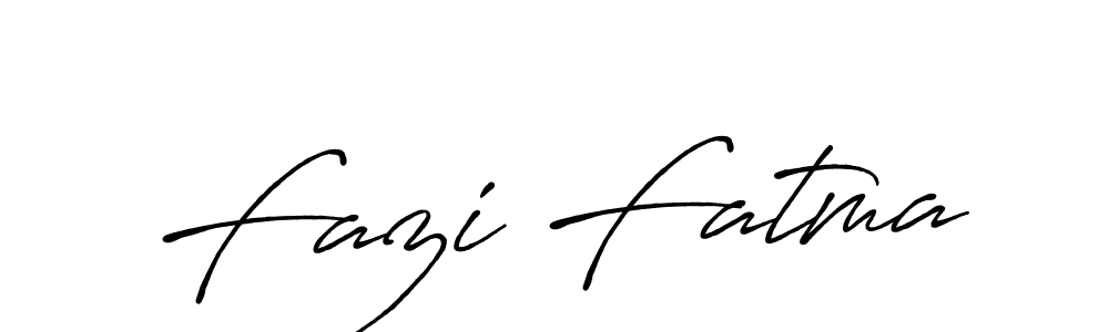 How to make Fazi Fatma signature? Antro_Vectra_Bolder is a professional autograph style. Create handwritten signature for Fazi Fatma name. Fazi Fatma signature style 7 images and pictures png