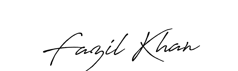 Make a beautiful signature design for name Fazil Khan. With this signature (Antro_Vectra_Bolder) style, you can create a handwritten signature for free. Fazil Khan signature style 7 images and pictures png