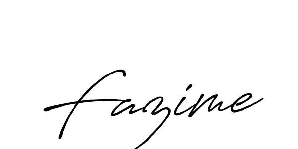 How to make Fazime signature? Antro_Vectra_Bolder is a professional autograph style. Create handwritten signature for Fazime name. Fazime signature style 7 images and pictures png