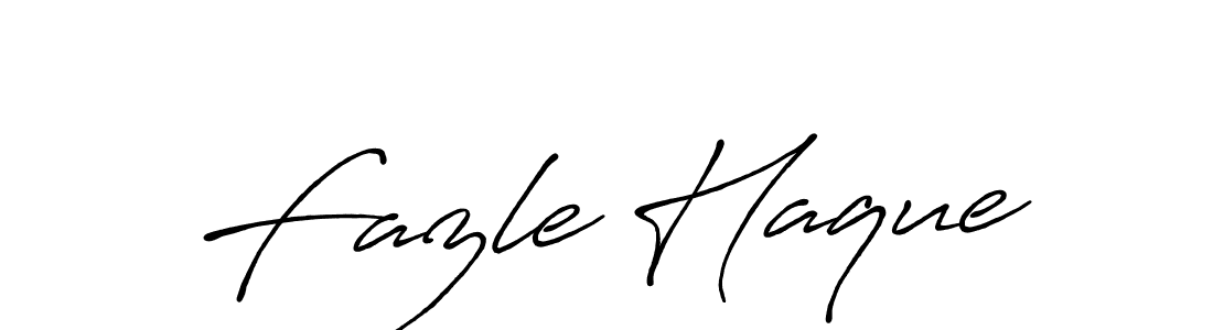 Make a beautiful signature design for name Fazle Haque. With this signature (Antro_Vectra_Bolder) style, you can create a handwritten signature for free. Fazle Haque signature style 7 images and pictures png