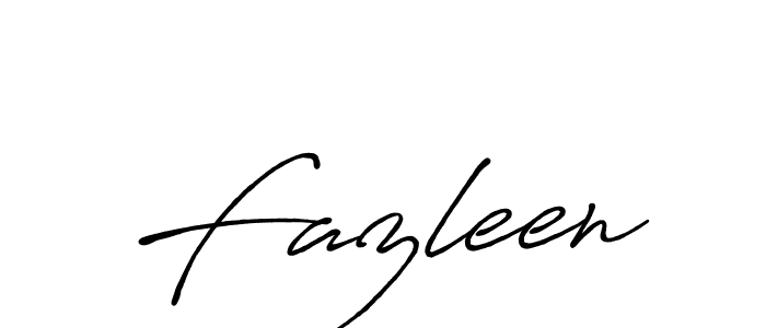 Create a beautiful signature design for name Fazleen. With this signature (Antro_Vectra_Bolder) fonts, you can make a handwritten signature for free. Fazleen signature style 7 images and pictures png