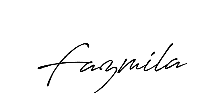 Also You can easily find your signature by using the search form. We will create Fazmila name handwritten signature images for you free of cost using Antro_Vectra_Bolder sign style. Fazmila signature style 7 images and pictures png