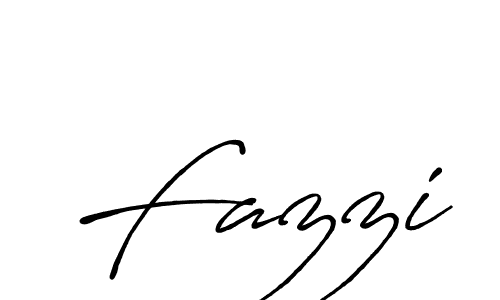 Fazzi stylish signature style. Best Handwritten Sign (Antro_Vectra_Bolder) for my name. Handwritten Signature Collection Ideas for my name Fazzi. Fazzi signature style 7 images and pictures png