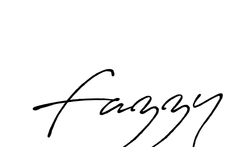 Fazzy stylish signature style. Best Handwritten Sign (Antro_Vectra_Bolder) for my name. Handwritten Signature Collection Ideas for my name Fazzy. Fazzy signature style 7 images and pictures png