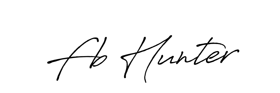 How to make Fb Hunter name signature. Use Antro_Vectra_Bolder style for creating short signs online. This is the latest handwritten sign. Fb Hunter signature style 7 images and pictures png