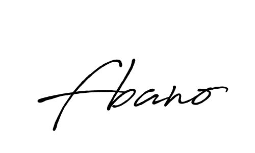 Make a beautiful signature design for name Fbano. With this signature (Antro_Vectra_Bolder) style, you can create a handwritten signature for free. Fbano signature style 7 images and pictures png