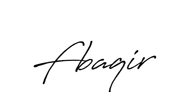 Use a signature maker to create a handwritten signature online. With this signature software, you can design (Antro_Vectra_Bolder) your own signature for name Fbaqir. Fbaqir signature style 7 images and pictures png