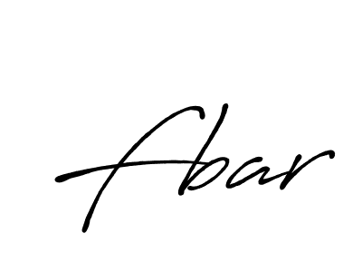 Fbar stylish signature style. Best Handwritten Sign (Antro_Vectra_Bolder) for my name. Handwritten Signature Collection Ideas for my name Fbar. Fbar signature style 7 images and pictures png