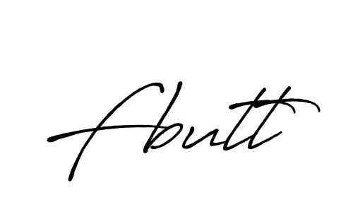 You should practise on your own different ways (Antro_Vectra_Bolder) to write your name (Fbutt) in signature. don't let someone else do it for you. Fbutt signature style 7 images and pictures png