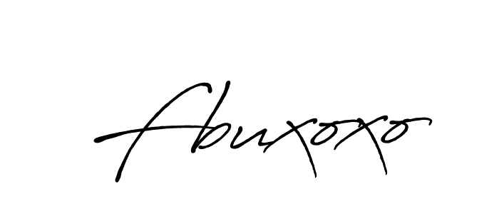 Design your own signature with our free online signature maker. With this signature software, you can create a handwritten (Antro_Vectra_Bolder) signature for name Fbuxoxo. Fbuxoxo signature style 7 images and pictures png