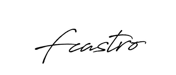 How to make Fcastro signature? Antro_Vectra_Bolder is a professional autograph style. Create handwritten signature for Fcastro name. Fcastro signature style 7 images and pictures png