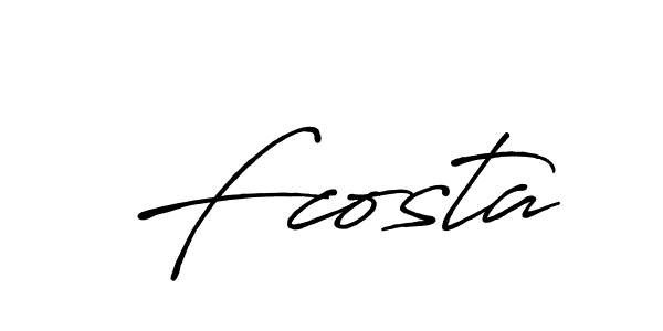 Make a beautiful signature design for name Fcosta. Use this online signature maker to create a handwritten signature for free. Fcosta signature style 7 images and pictures png