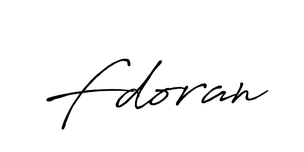 Create a beautiful signature design for name Fdoran. With this signature (Antro_Vectra_Bolder) fonts, you can make a handwritten signature for free. Fdoran signature style 7 images and pictures png