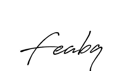 You should practise on your own different ways (Antro_Vectra_Bolder) to write your name (Feabq) in signature. don't let someone else do it for you. Feabq signature style 7 images and pictures png