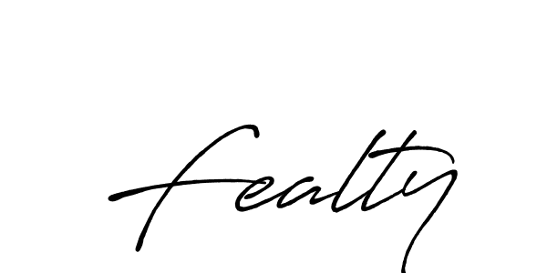 Fealty stylish signature style. Best Handwritten Sign (Antro_Vectra_Bolder) for my name. Handwritten Signature Collection Ideas for my name Fealty. Fealty signature style 7 images and pictures png