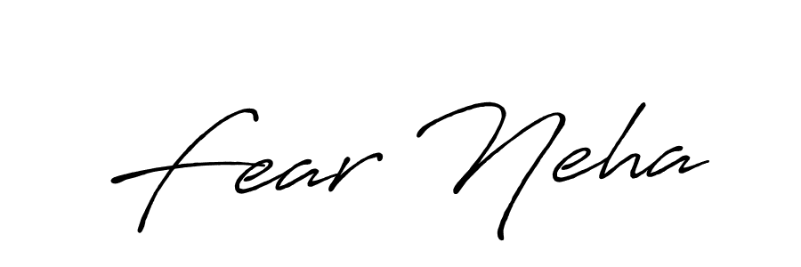 Also You can easily find your signature by using the search form. We will create Fear Neha name handwritten signature images for you free of cost using Antro_Vectra_Bolder sign style. Fear Neha signature style 7 images and pictures png