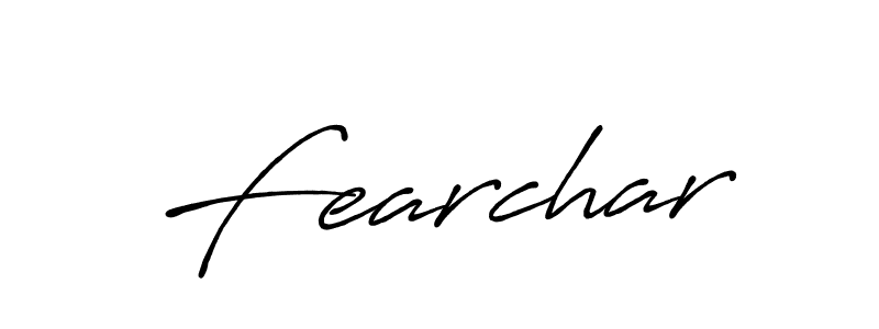 Create a beautiful signature design for name Fearchar. With this signature (Antro_Vectra_Bolder) fonts, you can make a handwritten signature for free. Fearchar signature style 7 images and pictures png