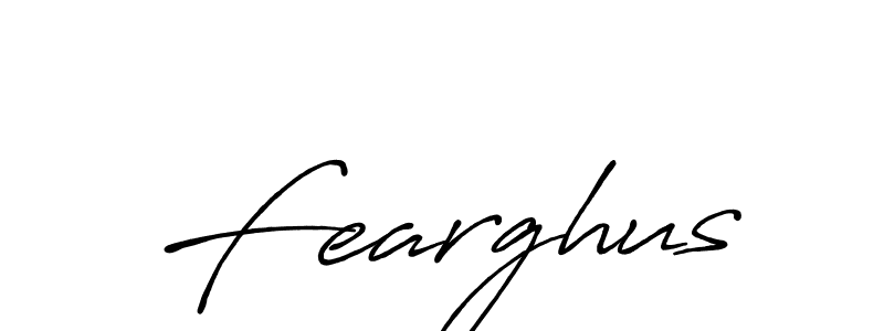 Make a beautiful signature design for name Fearghus. Use this online signature maker to create a handwritten signature for free. Fearghus signature style 7 images and pictures png