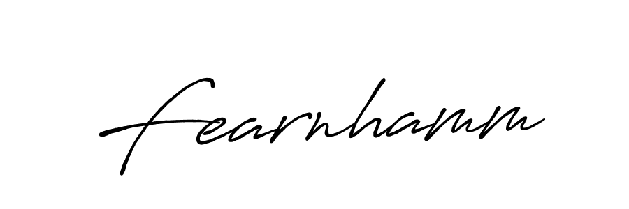 The best way (Antro_Vectra_Bolder) to make a short signature is to pick only two or three words in your name. The name Fearnhamm include a total of six letters. For converting this name. Fearnhamm signature style 7 images and pictures png