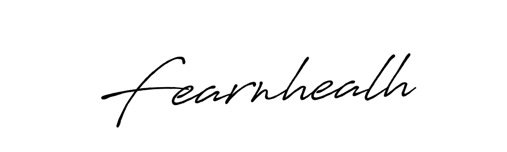 Also we have Fearnhealh name is the best signature style. Create professional handwritten signature collection using Antro_Vectra_Bolder autograph style. Fearnhealh signature style 7 images and pictures png