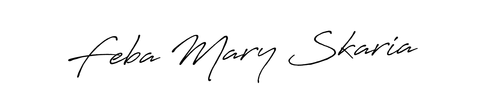 Once you've used our free online signature maker to create your best signature Antro_Vectra_Bolder style, it's time to enjoy all of the benefits that Feba Mary Skaria name signing documents. Feba Mary Skaria signature style 7 images and pictures png