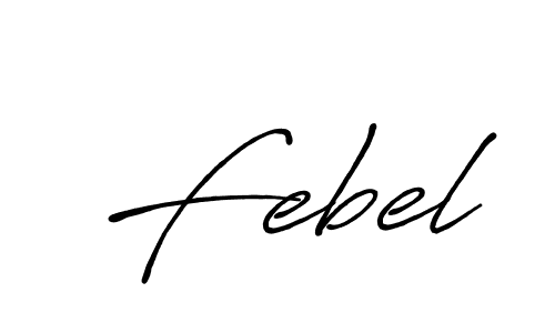Also You can easily find your signature by using the search form. We will create Febel name handwritten signature images for you free of cost using Antro_Vectra_Bolder sign style. Febel signature style 7 images and pictures png