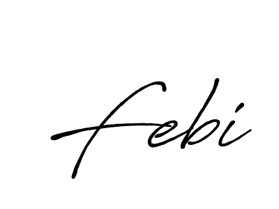 Similarly Antro_Vectra_Bolder is the best handwritten signature design. Signature creator online .You can use it as an online autograph creator for name Febi. Febi signature style 7 images and pictures png