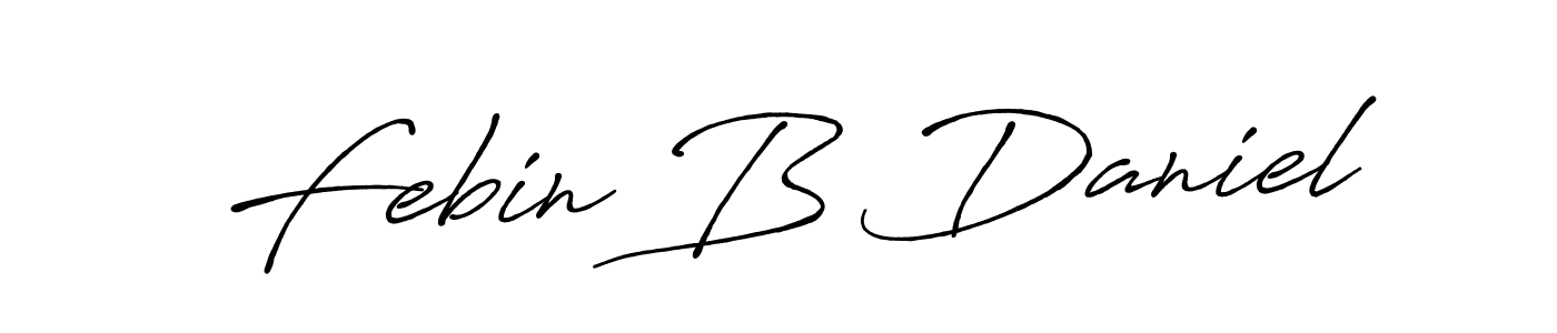 Best and Professional Signature Style for Febin B Daniel. Antro_Vectra_Bolder Best Signature Style Collection. Febin B Daniel signature style 7 images and pictures png