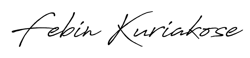 Also You can easily find your signature by using the search form. We will create Febin Kuriakose name handwritten signature images for you free of cost using Antro_Vectra_Bolder sign style. Febin Kuriakose signature style 7 images and pictures png