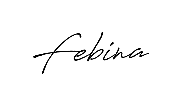 if you are searching for the best signature style for your name Febina. so please give up your signature search. here we have designed multiple signature styles  using Antro_Vectra_Bolder. Febina signature style 7 images and pictures png