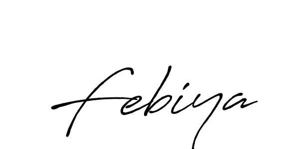 Once you've used our free online signature maker to create your best signature Antro_Vectra_Bolder style, it's time to enjoy all of the benefits that Febiya name signing documents. Febiya signature style 7 images and pictures png