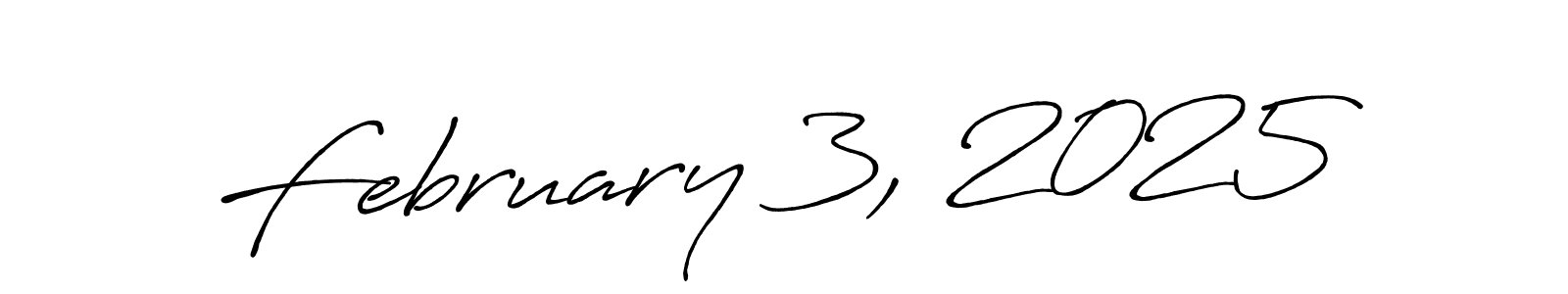 if you are searching for the best signature style for your name February 3, 2025. so please give up your signature search. here we have designed multiple signature styles  using Antro_Vectra_Bolder. February 3, 2025 signature style 7 images and pictures png