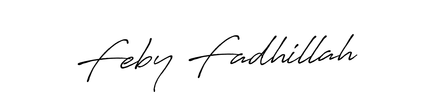 Best and Professional Signature Style for Feby Fadhillah. Antro_Vectra_Bolder Best Signature Style Collection. Feby Fadhillah signature style 7 images and pictures png