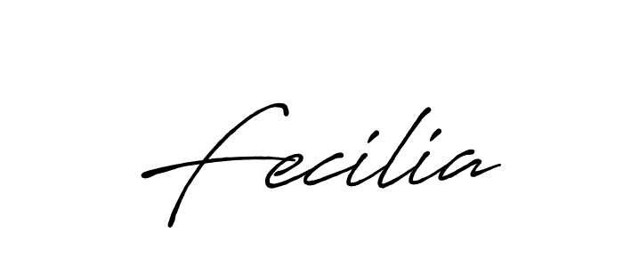 How to make Fecilia name signature. Use Antro_Vectra_Bolder style for creating short signs online. This is the latest handwritten sign. Fecilia signature style 7 images and pictures png