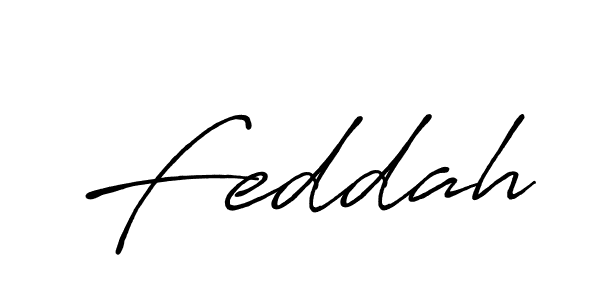 Design your own signature with our free online signature maker. With this signature software, you can create a handwritten (Antro_Vectra_Bolder) signature for name Feddah. Feddah signature style 7 images and pictures png