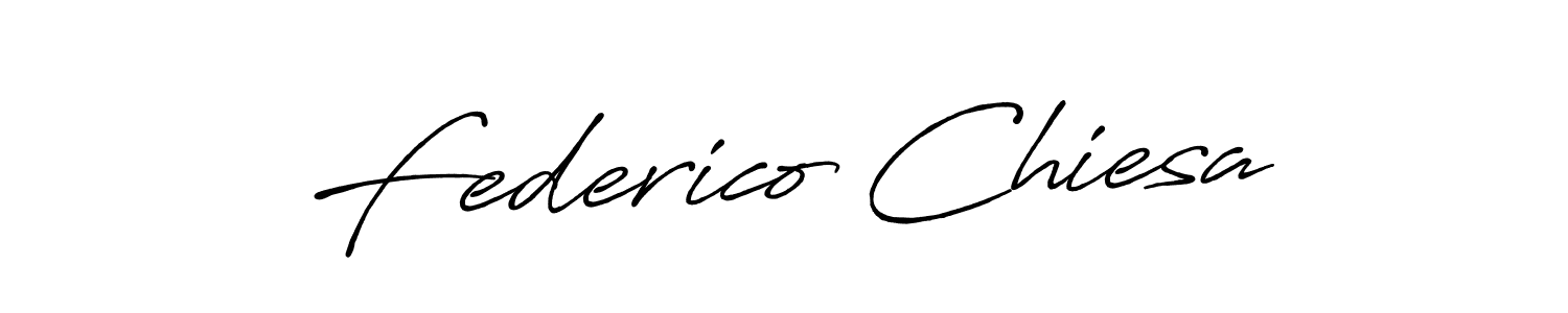 if you are searching for the best signature style for your name Federico Chiesa. so please give up your signature search. here we have designed multiple signature styles  using Antro_Vectra_Bolder. Federico Chiesa signature style 7 images and pictures png