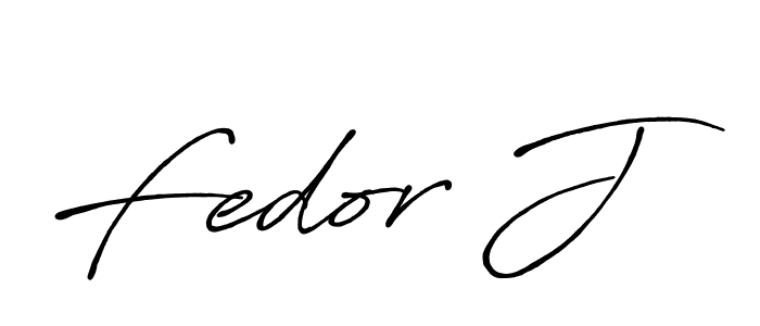 How to make Fedor J signature? Antro_Vectra_Bolder is a professional autograph style. Create handwritten signature for Fedor J name. Fedor J signature style 7 images and pictures png