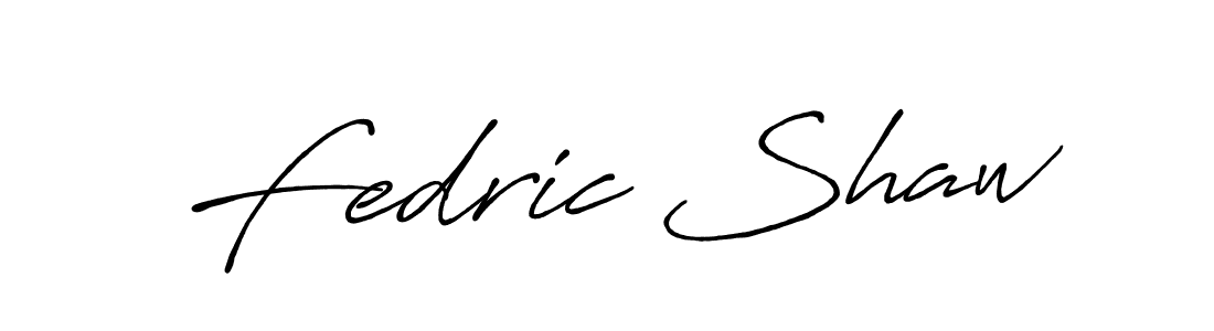 Antro_Vectra_Bolder is a professional signature style that is perfect for those who want to add a touch of class to their signature. It is also a great choice for those who want to make their signature more unique. Get Fedric Shaw name to fancy signature for free. Fedric Shaw signature style 7 images and pictures png
