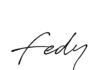 Fedy stylish signature style. Best Handwritten Sign (Antro_Vectra_Bolder) for my name. Handwritten Signature Collection Ideas for my name Fedy. Fedy signature style 7 images and pictures png