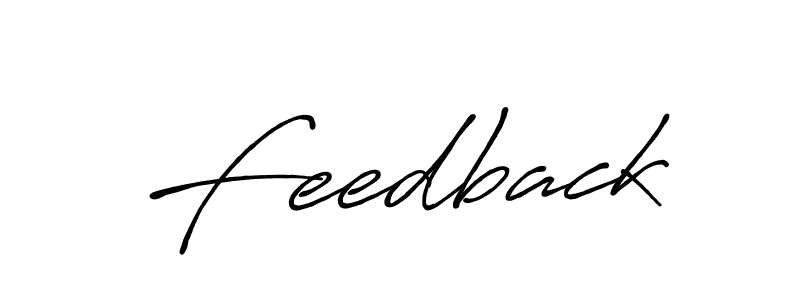 Use a signature maker to create a handwritten signature online. With this signature software, you can design (Antro_Vectra_Bolder) your own signature for name Feedback. Feedback signature style 7 images and pictures png