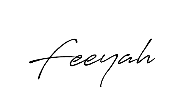 Create a beautiful signature design for name Feeyah. With this signature (Antro_Vectra_Bolder) fonts, you can make a handwritten signature for free. Feeyah signature style 7 images and pictures png