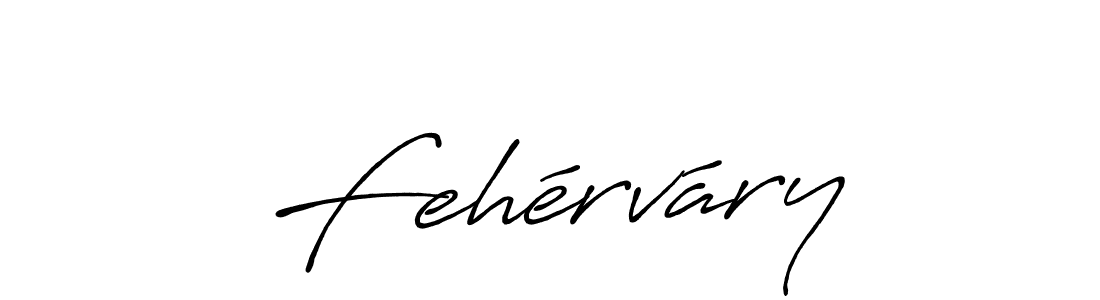 How to make Fehérváry name signature. Use Antro_Vectra_Bolder style for creating short signs online. This is the latest handwritten sign. Fehérváry signature style 7 images and pictures png