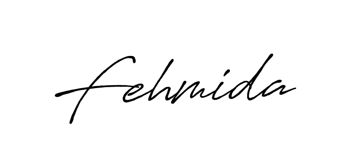 How to make Fehmida signature? Antro_Vectra_Bolder is a professional autograph style. Create handwritten signature for Fehmida name. Fehmida signature style 7 images and pictures png