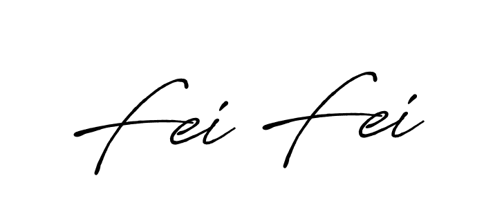 Create a beautiful signature design for name Fei Fei. With this signature (Antro_Vectra_Bolder) fonts, you can make a handwritten signature for free. Fei Fei signature style 7 images and pictures png