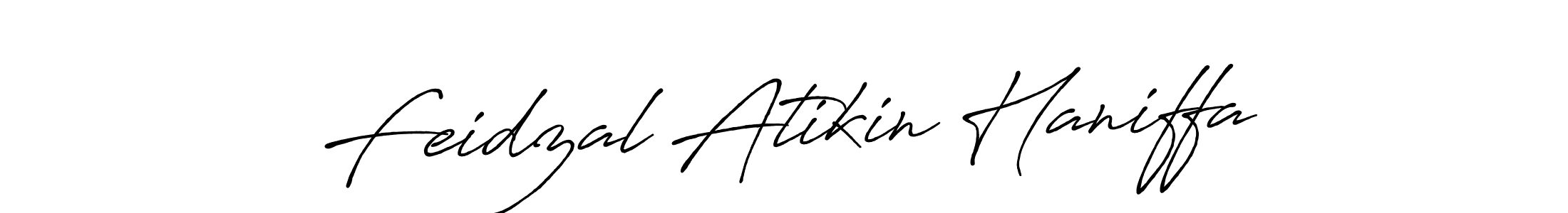 You should practise on your own different ways (Antro_Vectra_Bolder) to write your name (Feidzal Atikin Haniffa) in signature. don't let someone else do it for you. Feidzal Atikin Haniffa signature style 7 images and pictures png